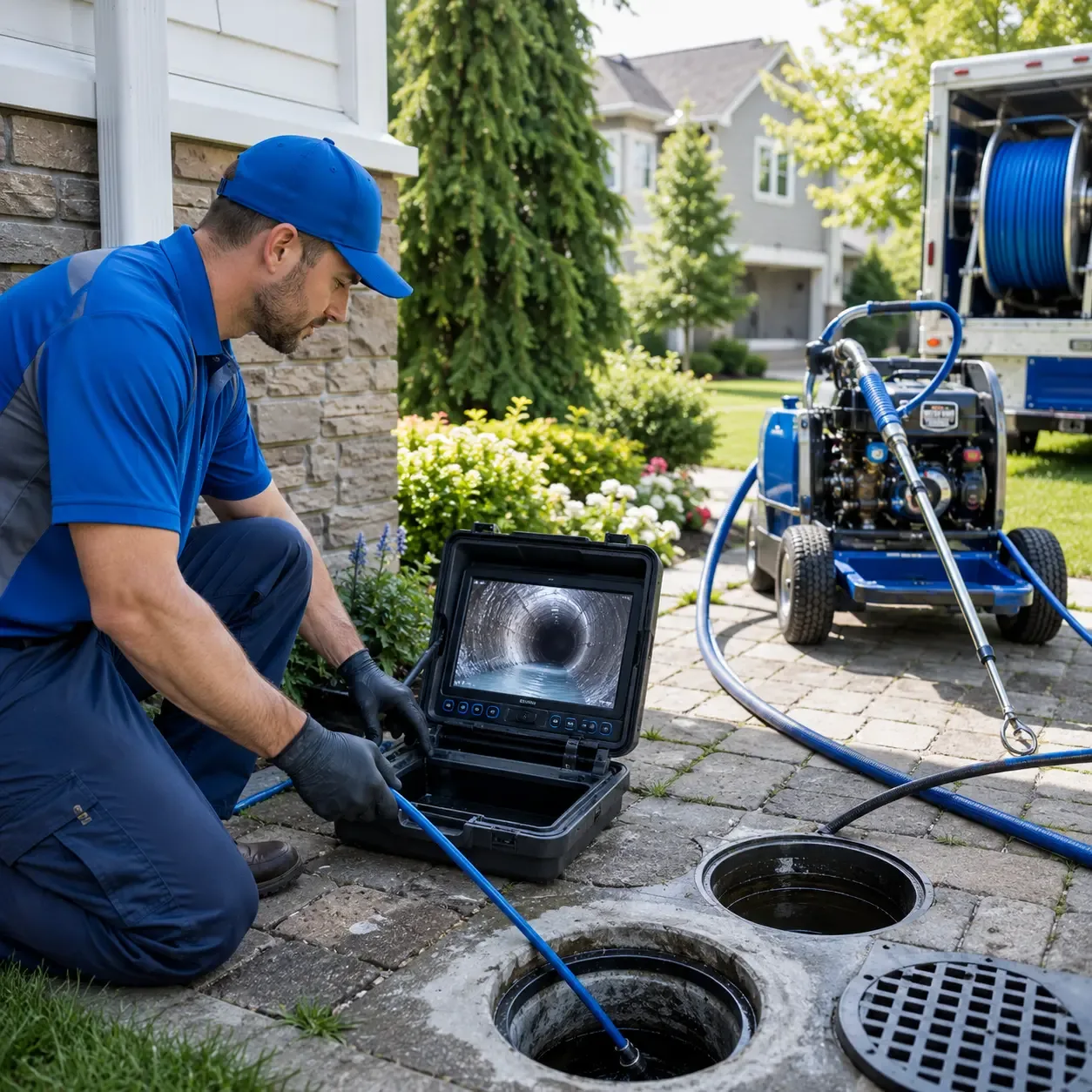 Outdoor drain cleaning professionals serving Mechanicsburg, IL