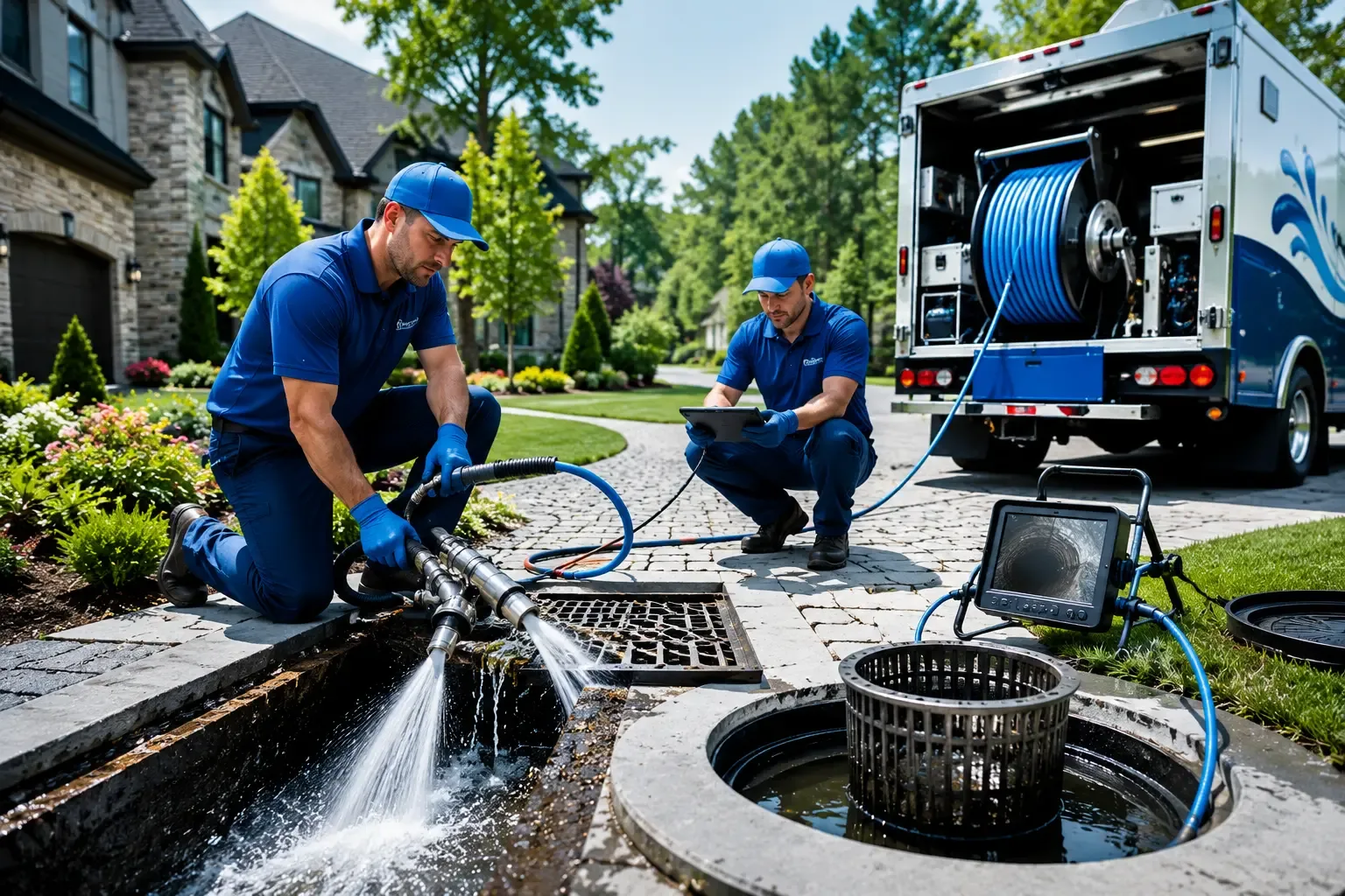 Local outdoor drain cleaning professionals in Mechanicsburg, IL