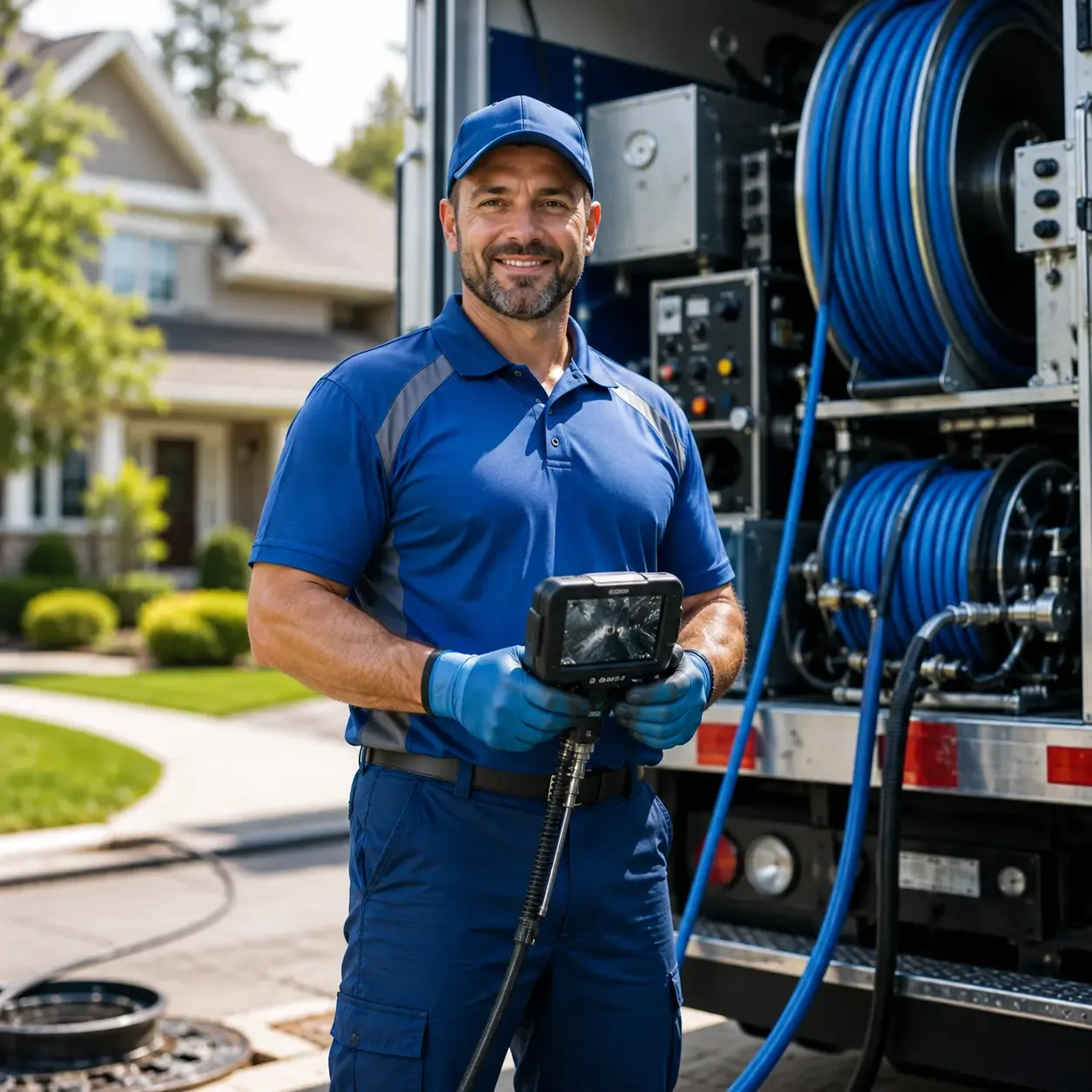 Local outdoor drain cleaning specialists in Mechanicsburg, IL